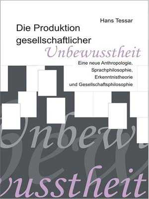 cover image of Die Produktion gesellschaftlicher Unbewusstheit